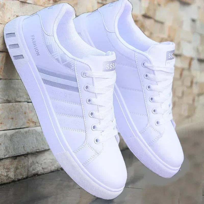 Men Casual Sports Shoes Anti Slip Wear-Resistant Breathable Cushioning Color Blocking Design Versatile Casual Sports Shoes
