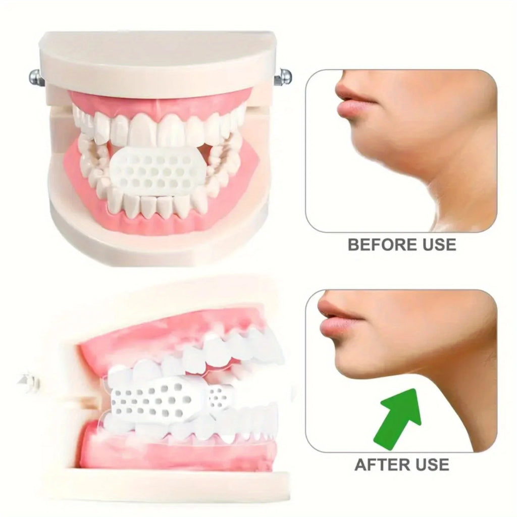 Facial Muscle Trainer - Silicone Jaw V Face Exerciser for Strengthening Masseter Muscles and Shaping Jawline