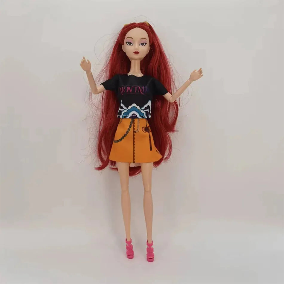 Kpop Demon Hunters Vinyl Figurines New K-POP Demon Slayer Miniatures Doll Lumimila Zoey Desktop Ornament Decoration Gifts