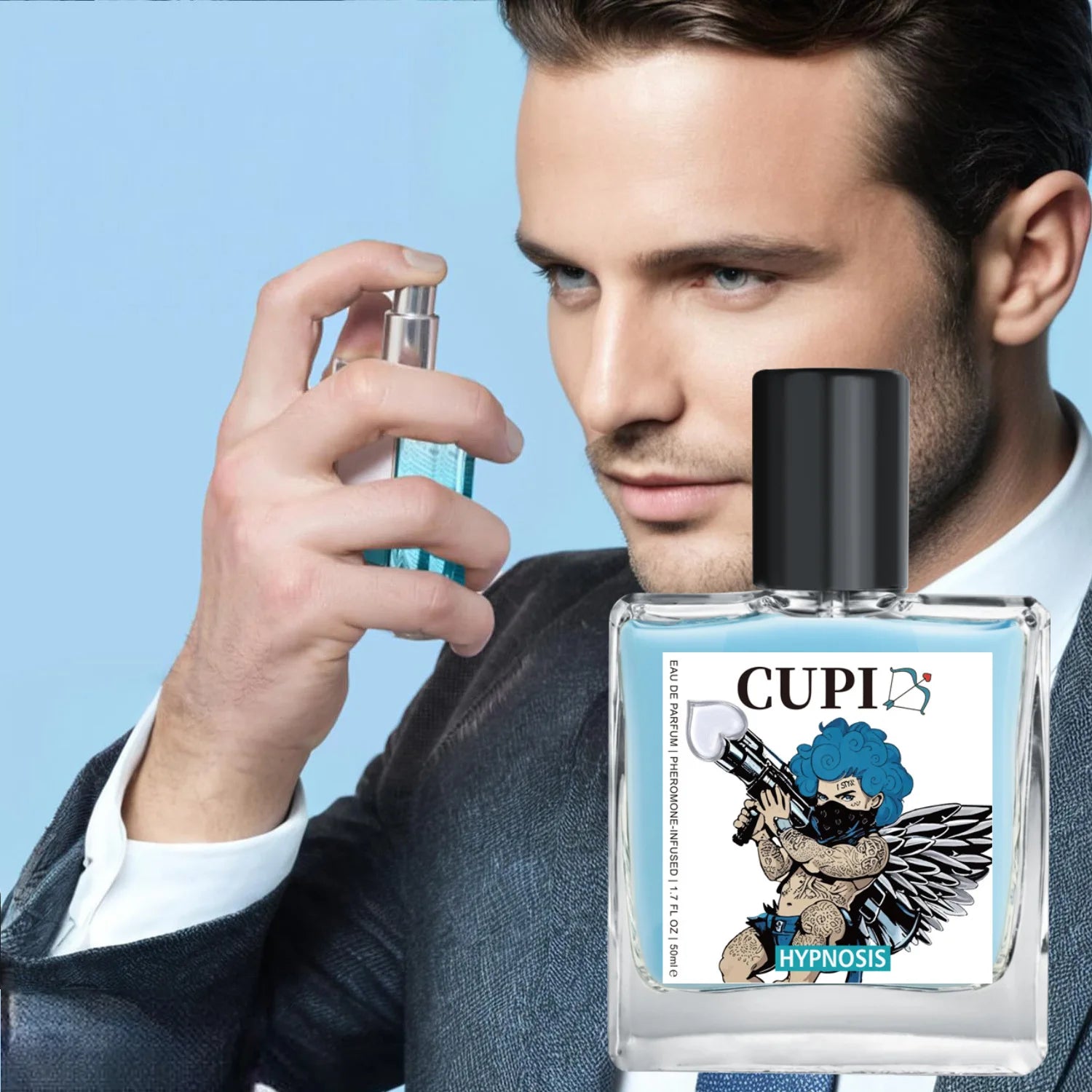 Cupid Hypnosis Cologne Perfume Pheromone Fragrance Spray of Man to Attract Women Flirting Scent Female Dating Angel Body Mist
